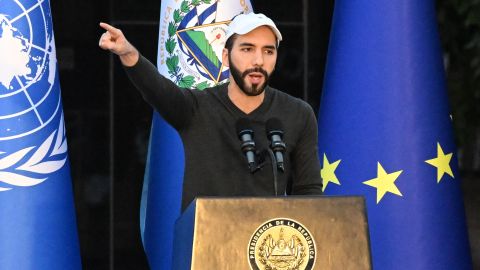 En la imagen aparece el presidente salvadoreño Nayib Bukele.