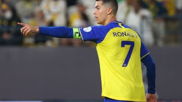 Cristiano Ronaldo durante un partido con el Al-Nassr.