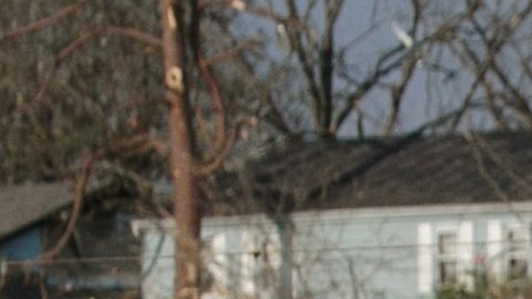 Large Tornado Sweeps Through Little Rock, Arkansas