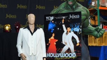 El traje que usó John Travolta en "Saturday Night Fever".