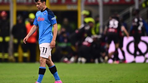 Hirving Lozano fue criticado por los fanáticos del Napoli.