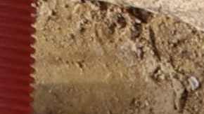 Un arqueólogo trabaja en una antigua necrópolis en la estación de metro de Port-Royal en París.