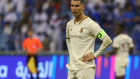 Cristiano Ronaldo durante un encuentro ante Al-Hilal.