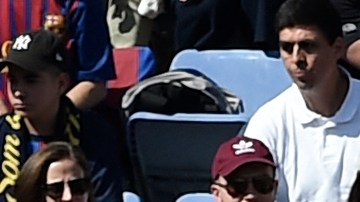 El aficionado del Atlético de Madrid se movilizó desde Polonia al Camp Nou para ver a su equipo.