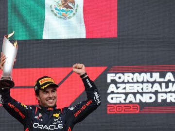 Checo Pérez triunfa en el GP de Azerbaiyán: primera vez que gana