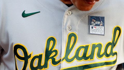 Jersey de los Oakland Athletics.