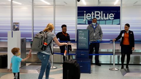 Pasajeros de JetBlue en Florida