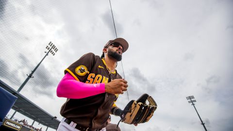 Fernando Tatis Jr. durante un encuentro en el Spring Training ante Chicago White Sox.