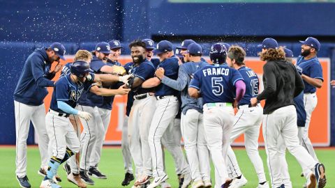 Tampa Bay Rays celebra luego de dejar en el terreno a Chicago White Sox.