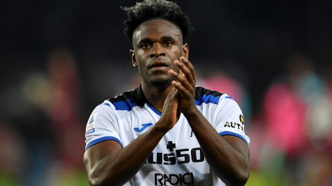 Duván Zapata celebra su gol ante Torino.