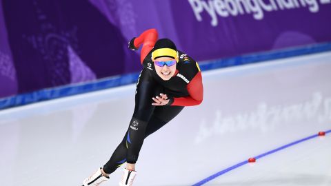 Alexandra Ianculescu participando en los Juegos Olímpicos de Invierno.