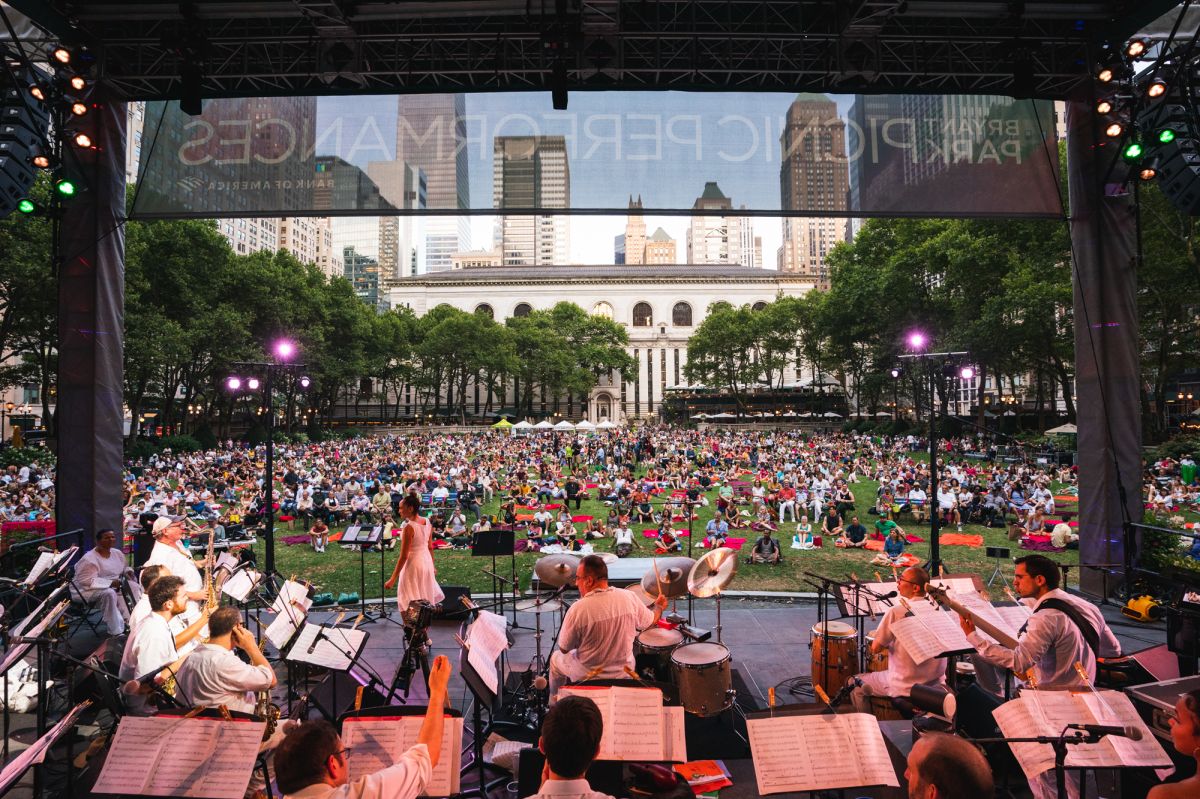 "Bryant Park Picnic Performances 2023 A Summer of Free Music, Theater