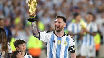 Leo Messi, campeón del Mundo con Argentina.