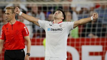 Marcos Acuña anotó el segundo gol del Sevilla.