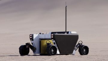 Imagen del prototipo del rover lunar "FLEX".