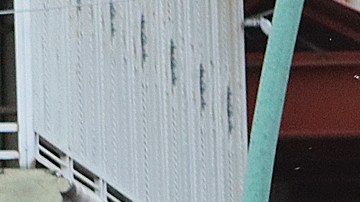 Pintaron las mantas con la siguiente consigna: “El Estado los mató” refiriéndose a los migrantes que murieron en Ciudad Juárez.