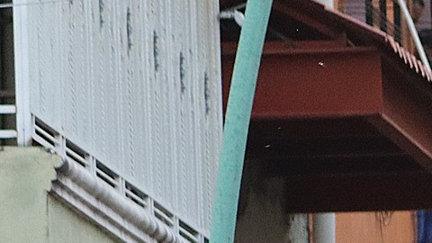Pintaron las mantas con la siguiente consigna: “El Estado los mató” refiriéndose a los migrantes que murieron en Ciudad Juárez.