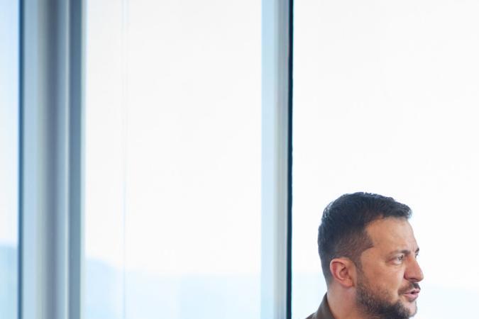 El presidente de Estados Unidos, Joe Biden, junto a su homólogo ucraniano, Volodimir Zelenski, en Japón.
