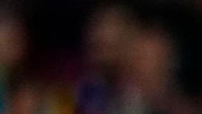 Jordi Alba (izquierda) y Sergio Busquets, se despiden de la afición blaugrana.