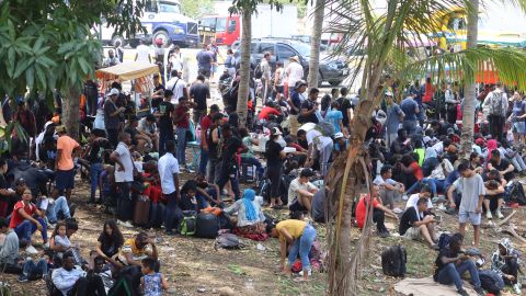 Migrantes en Tapachula