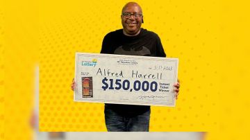 Alfred Harrell, residente de Cary, ganó $150,000 en la lotería.