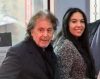 Al Pacino en una salida con su novia Noor Alfallah