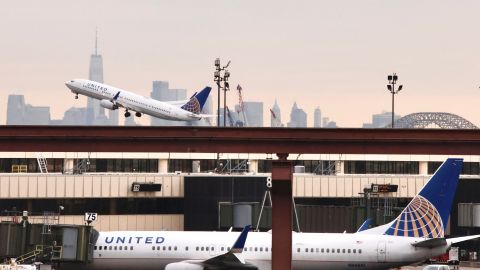 Avión de United Airlines