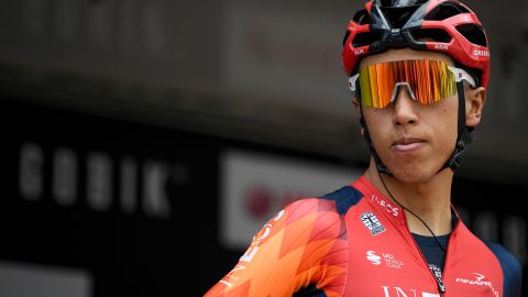 Egan Bernal durante la Vuelta a España 2023.