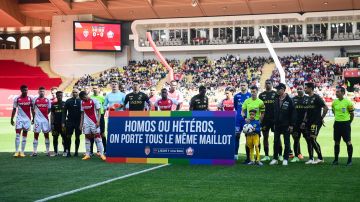 En la Ligue 1 se conmemoró el día mundial contra la homofobia y la transfobia.