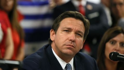 El gobernador de Florida, el republicano Ron DeSantis.