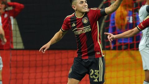 Thiago Almada durante un encuentro ante San Jose Earthquakes.