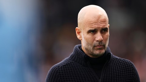 Pep Guardiola entrenador del Manchester City.