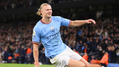 Erling Haaland, jugador del Manchester City.