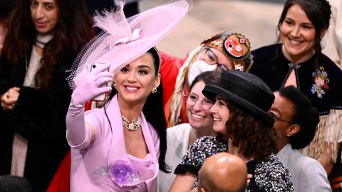 Katy Perry fue una de las famosas invitadas a la coronación del rey Carlos III.