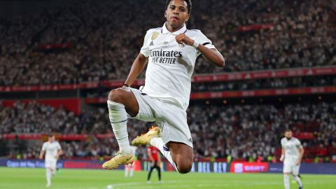 Rodrygo está feliz de su rendimiento en el Real Madrid.