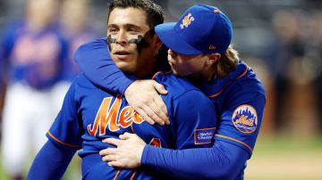 Francisco Álvarez y Brett Baty, prospectos de los New York Mets.