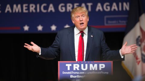 GOP Presidential Candidate Donald Trump Campaigns In Iowa