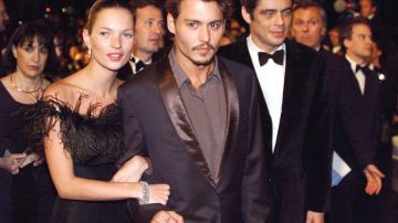 Kate Moss y Johnny Depp tuvieron una relación sentimental en los años 90.