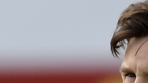 Lionel Messi (I) y Javier Mascherano (D)