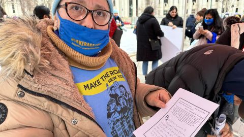 Varias manifestaciones se han realizado en Albany a favor de la cobertura médica para todos.