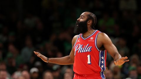 James Harden, jugador de los Philadephia 76ers.