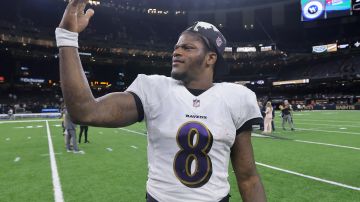 Lamar Jackson, jugador de los Baltimore Ravens.