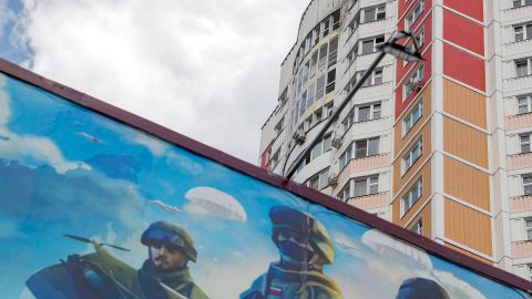 Moscú, capital de Rusia, fue blanco de ataques con drones de aparente propiedad ucraniana.