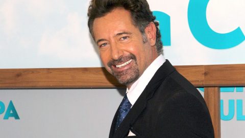 Gabriel Soto en la presentación de la telenovela "Vencer La Culpa", producción de Rosy Ocampo.