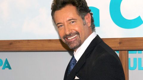 Gabriel Soto en la presentación de la telenovela "Vencer La Culpa", producción de Rosy Ocampo.