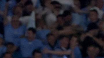 Rodri (izquierda) celebra con sus compañeros del Manchester City tras anotar el gol para su equipo en la final ante el Inter de Milán.