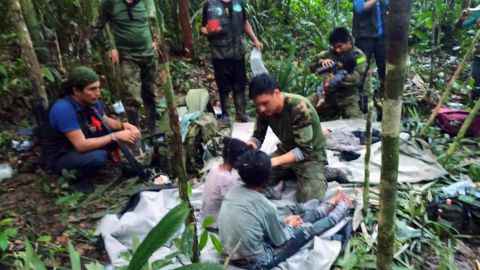 Rescate niños Colombia