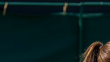 La Princesa de Gales, Kate Middleton, y Roger Federer en las pistas de Wimbledon.