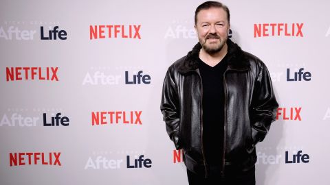 El comediante Ricky Gervais.