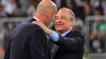 Zinedine Zidane y Florentino Pérez.